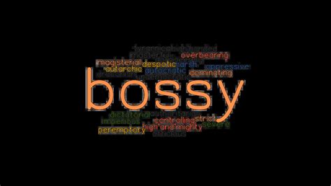 bossy synonym